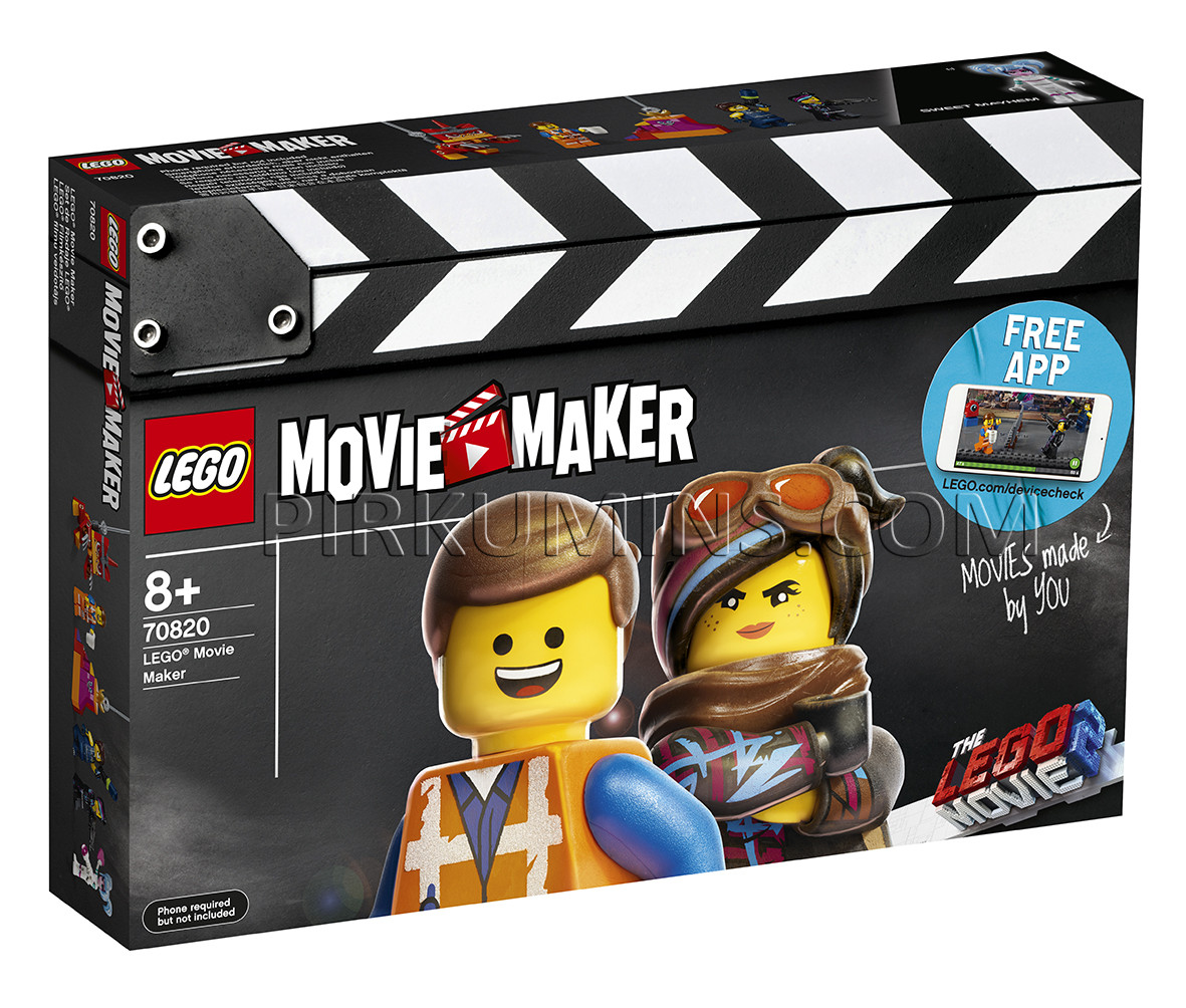 70820 LEGO® Movie Maker Набор кинорежиссёра, c 8+ лет NEW 2019!