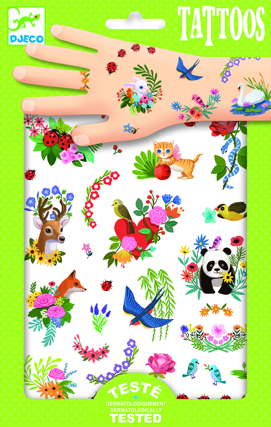 DJ09591 DJECO tetovējumi košais pavasaris
