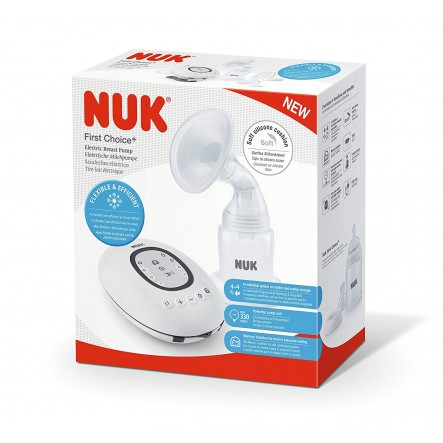 NUK elektr. piena pumpis First Choice+ nodrošina saudzīgu un efektīvu piena atslaukšanu