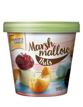Farmer's Snack Rieksti un žāvēti augļi ar zefīriņiem 120g