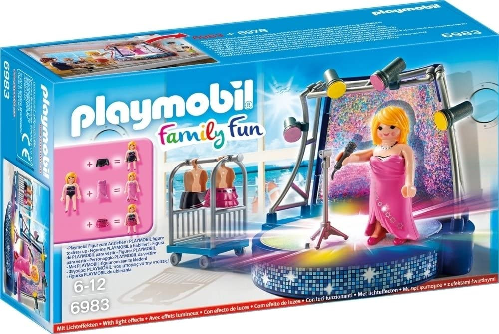 6983 PLAYMOBIL® Family Fun Dziedātāja uz skatuves, no 6+