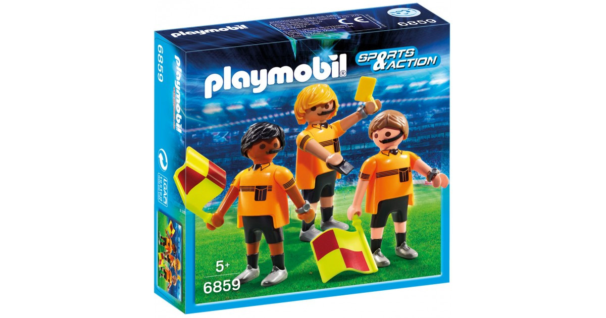 6859 PLAYMOBIL® Sports & Action Futbola tiesneši, no 5+