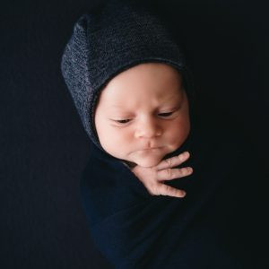 Dzintara diega auduma dubultā cepurīte, 6-12mēn.(pieejamas dažādas krāsas)