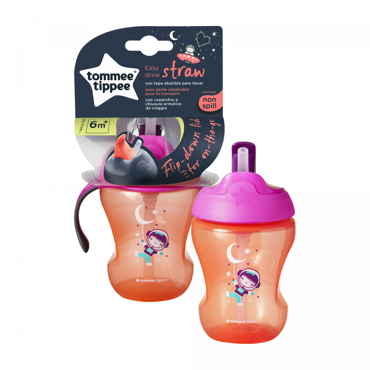 Tommee Tippee Explora Бутылка с соломкой, от 6 месяцев., 230ml, 0157