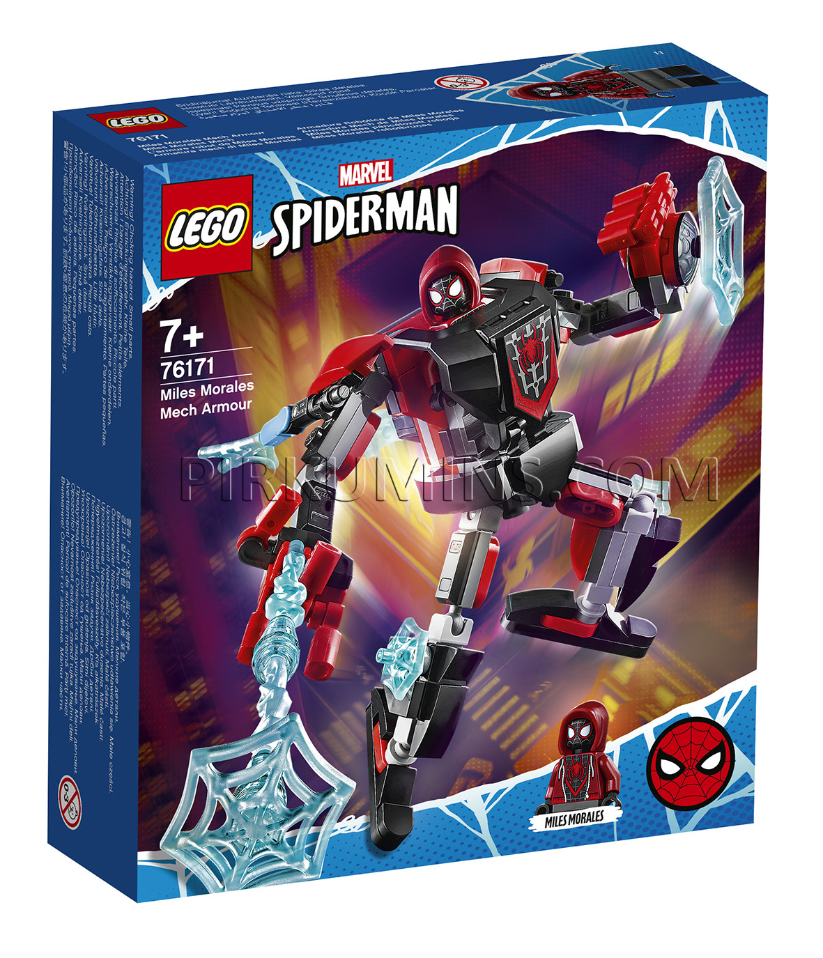 spiderman miles morales lego figure