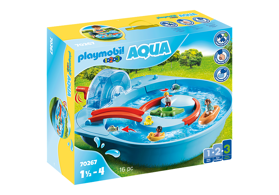 70267 PLAYMOBIL® 1.2.3 Ūdens parks, no 1,5+ gadiem NEW 2021!