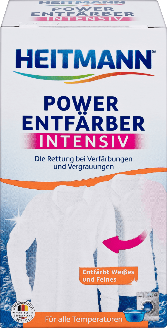 Heitmann Intensīvs balinātājs (krāsu noņēmējs) baltajām drēbēm, 250g