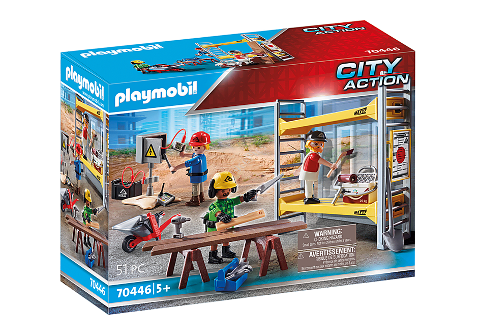 70446 PLAYMOBIL® City Action Celtnieki, no 5+gadiem NEW 2021!