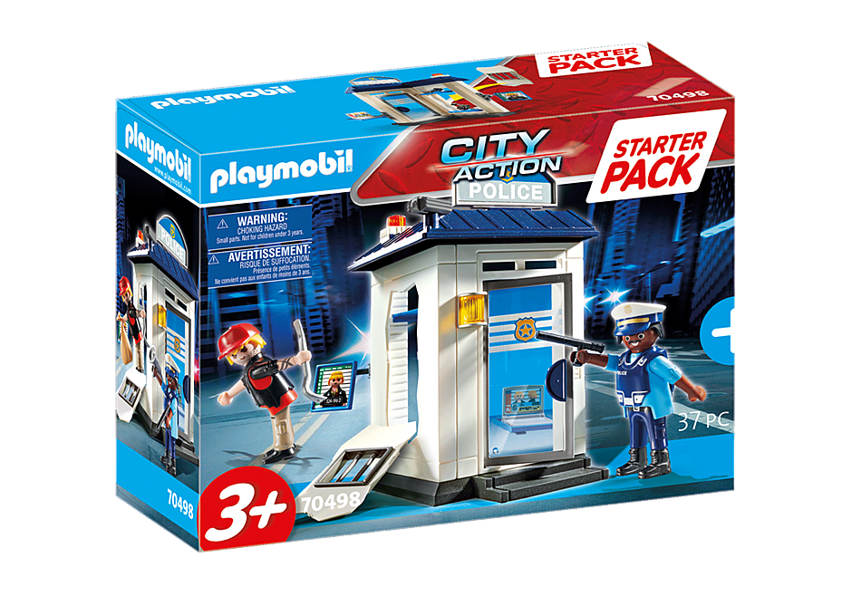 70498 PLAYMOBIL® Starter Pack Policijas postenis, no 3+ gadiem NEW 2021!