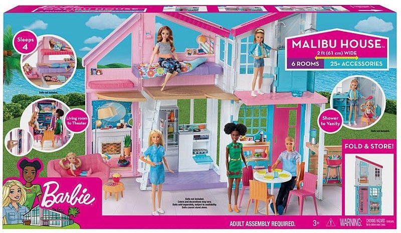FXG57 Barbie Lelles Bārbijas Malibu māja