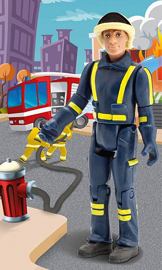 Revell Junior Kit Ugunsdzēsēja figūriņa (8.5cm garumā) 00752