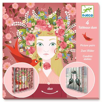 Djeco Papīra māksla - Attēlu pāri - Karalienes no 7-13gadiem; DJ09446