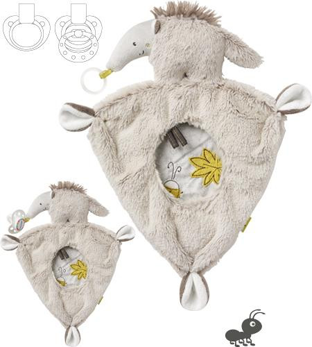 babyFEHN zīdaiņiem miega lupatiņa ar knupja turētāju