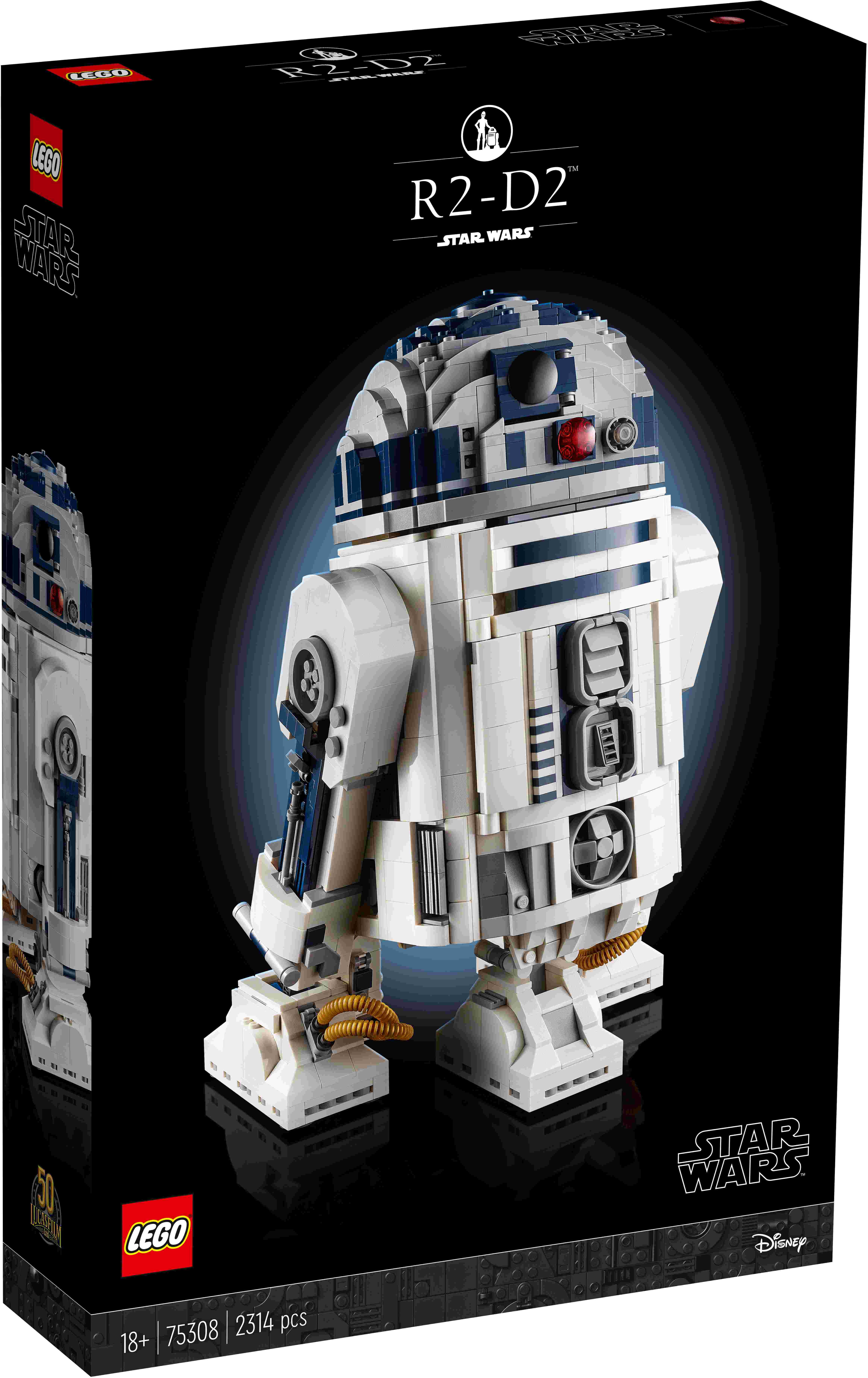 75308 LEGO® Star Wars R2-D2™ 18+ NEW 2021! (Maksas piegāde eur 3.99)