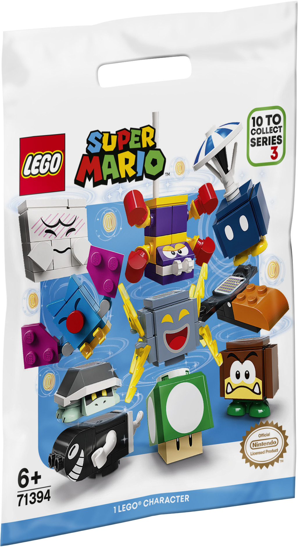 71394 LEGO® Super Mario Tēlu komplekti — 3. sērija, no 6+ gadiem NEW 2021!