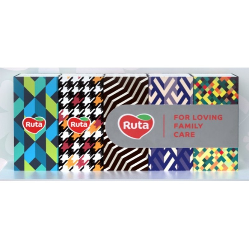 RUTA Papīra kabatslakatiņi, 10x10gb