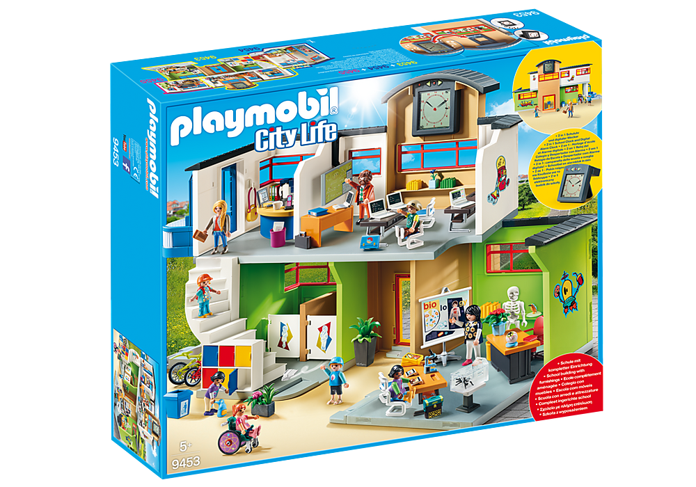9453 PLAYMOBIL® City Life Skola, no 5+