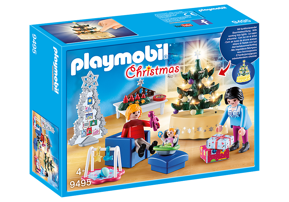 9495 PLAYMOBIL® Christmas Ziemassvētku istaba, no 4+ (mazliet iepakojums iebojāts)