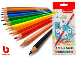 Bruynzeel Krāsainie, spilgtas krāsas zīmuļi, 12 цветов