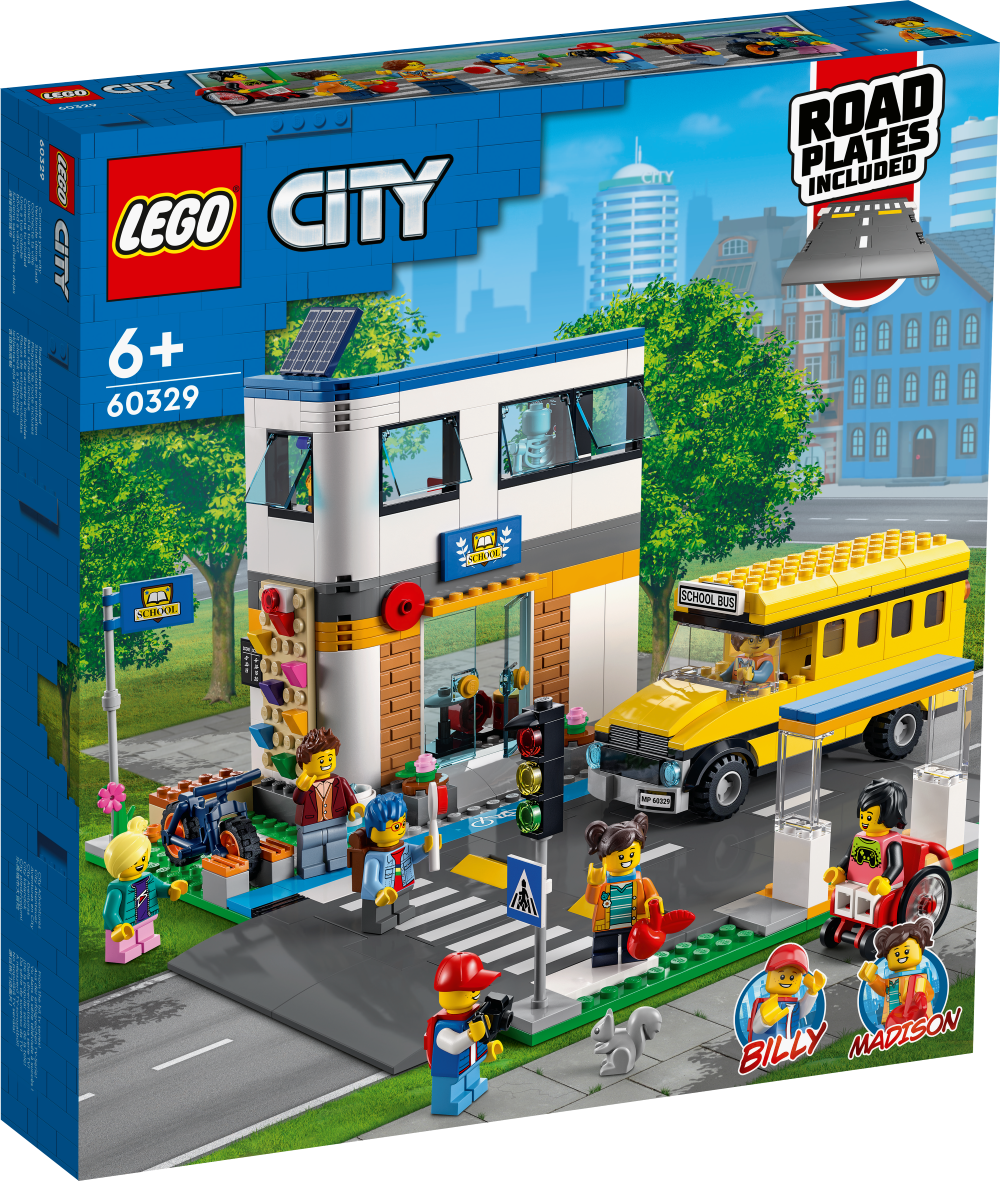 60329 LEGO® City Skolas diena, 6+ gadiem, NEW 2022! (Maksas piegāde eur 3.99)