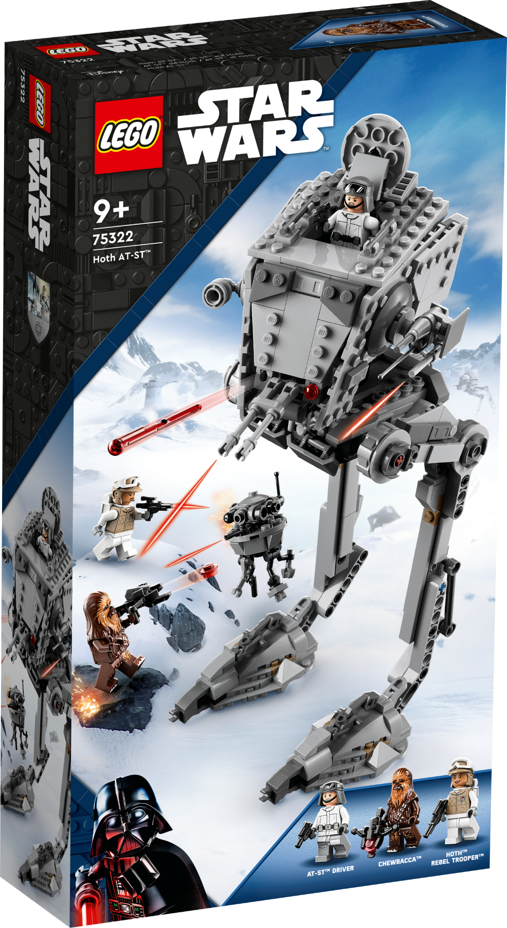 75322 LEGO® Star Wars™ AT-ST™ на Хоте, c 9+ лет, NEW 2022! (Maksas piegāde eur 3.99)