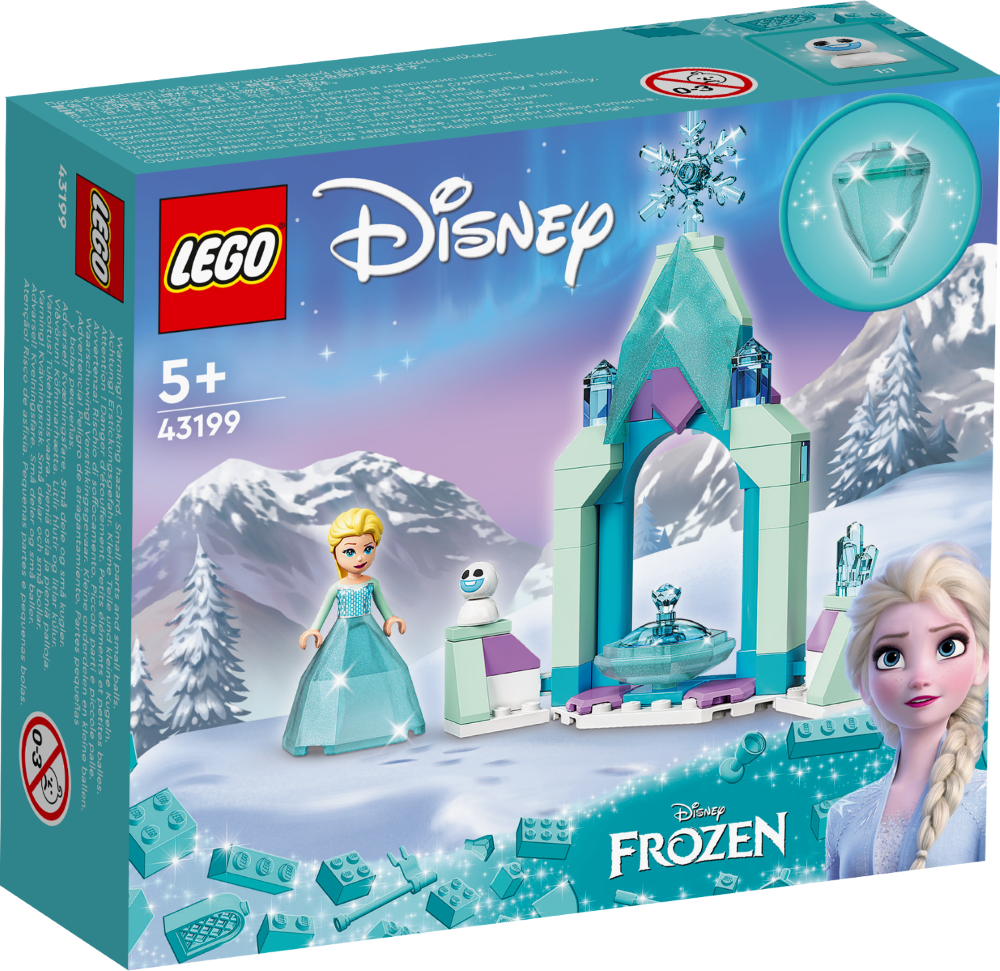 43199 LEGO® Disney Двор замка Эльзы, c 5+ лет, NEW 2022!
