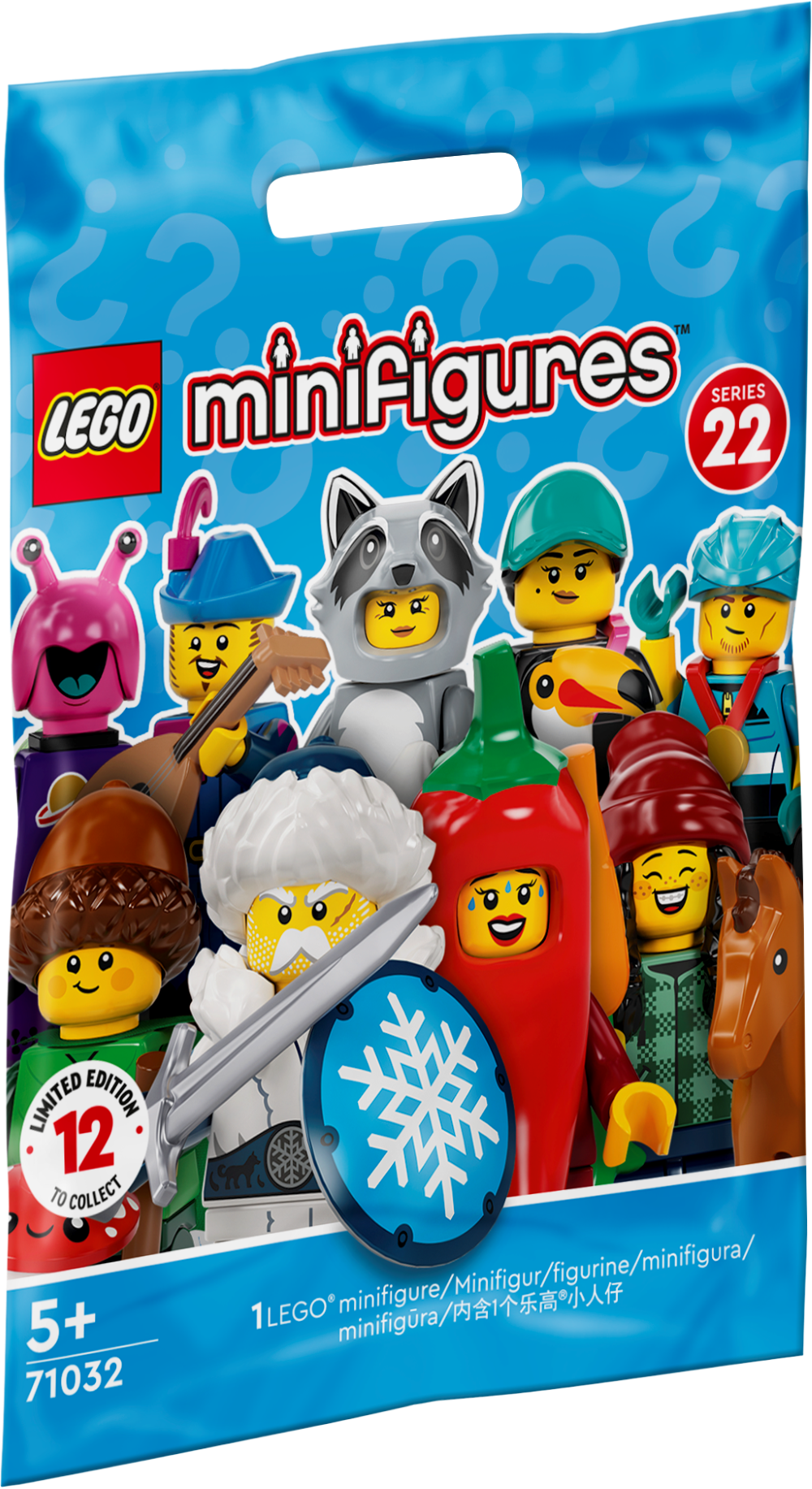 71032 LEGO® Minifigures 22. sērija, 5+ gadiem, NEW 2022!
