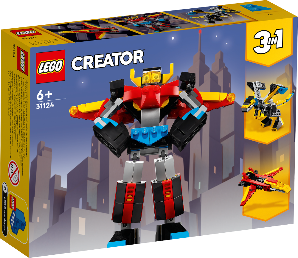 31124 LEGO® Creator Суперроботс 7+ лет NEW 2022!