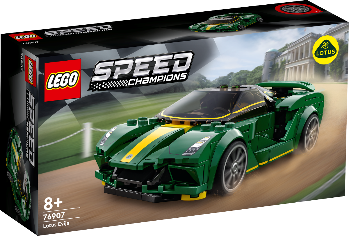 76907 LEGO® Speed Champions Lotus Evija no 8+ gadiem NEW 2022! (Maksas piegāde eur 3.99)