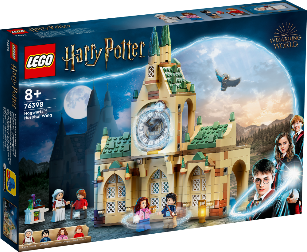 76398 LEGO® Harry Potter Больничное крыло Хогвартса, с 8+ лет NEW 2022! (Maksas piegāde eur 3.99)