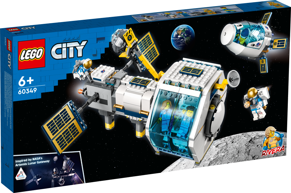 60349 LEGO® City Лунная космическая станция, с 6+ лет NEW 2022! (Maksas piegāde eur 3.99)
