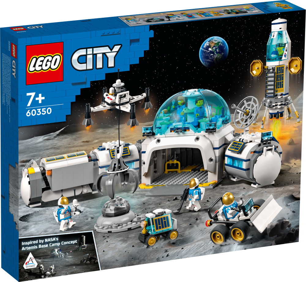 60350 LEGO® City Лунная научная база, с 7+ лет NEW 2022! (Maksas piegāde eur 3.99)