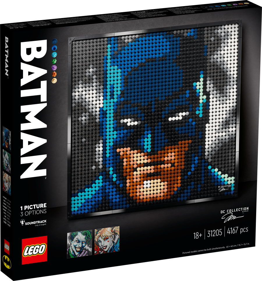 31205 LEGO® Art Jim Lee Batman™ kolekcija, no 18+ gadiem NEW 2022! (Maksas piegāde eur 3.99)