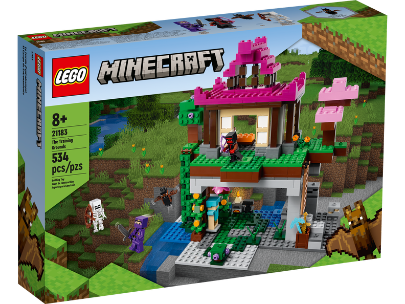 21183 LEGO® Minecraft Treniņlaukums , 8+ gadiem, NEW 2022! (Maksas piegāde eur 3.99)