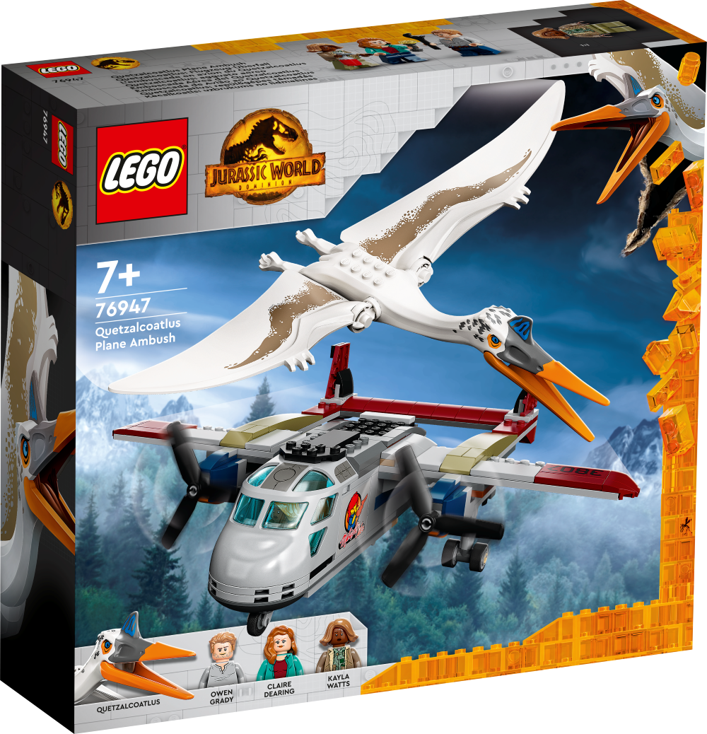 76947 LEGO® Jurassic World, Кетцалькоатль: нападение на самолёт с 7+ лет, NEW 2022! (Maksas piegāde eur 3.99)