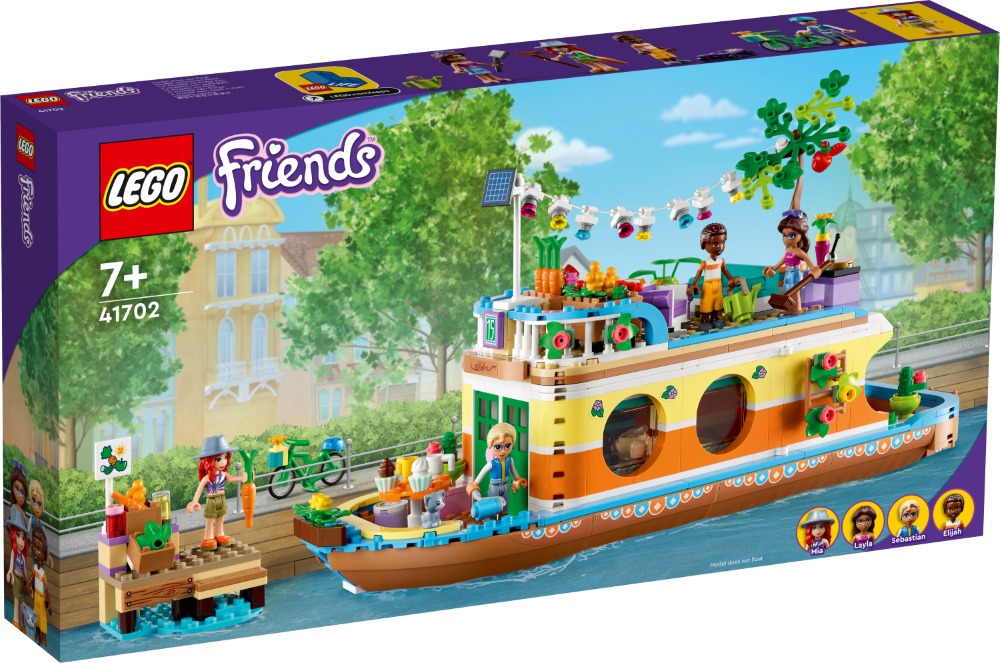 41702 LEGO® Friends Плавучий дом на канале, c 7+ лет, NEW 2022! (Maksas piegāde eur 3.99)