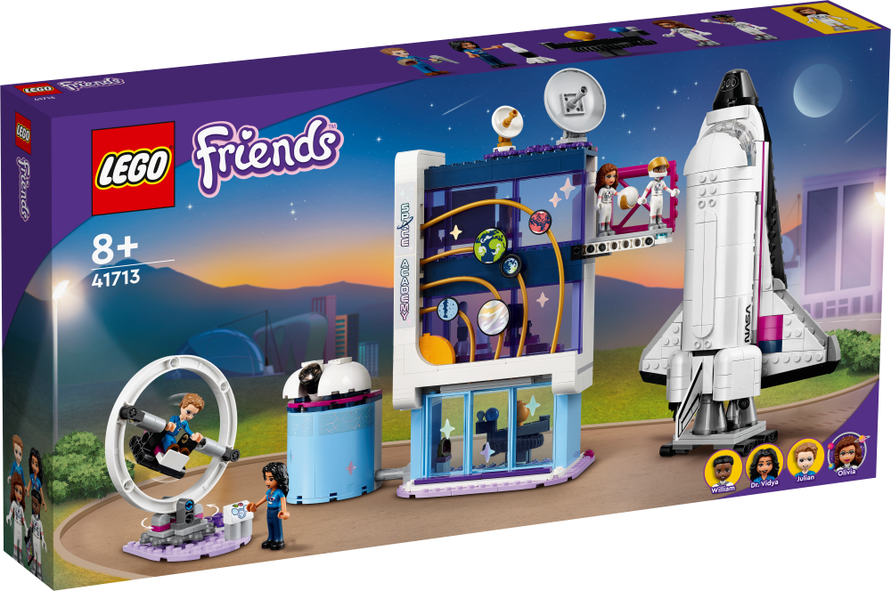 41713 LEGO® Friends Olīvijas kosmosa akadēmija, с 8+ лет, NEW 2022! (Maksas piegāde eur 3.99)