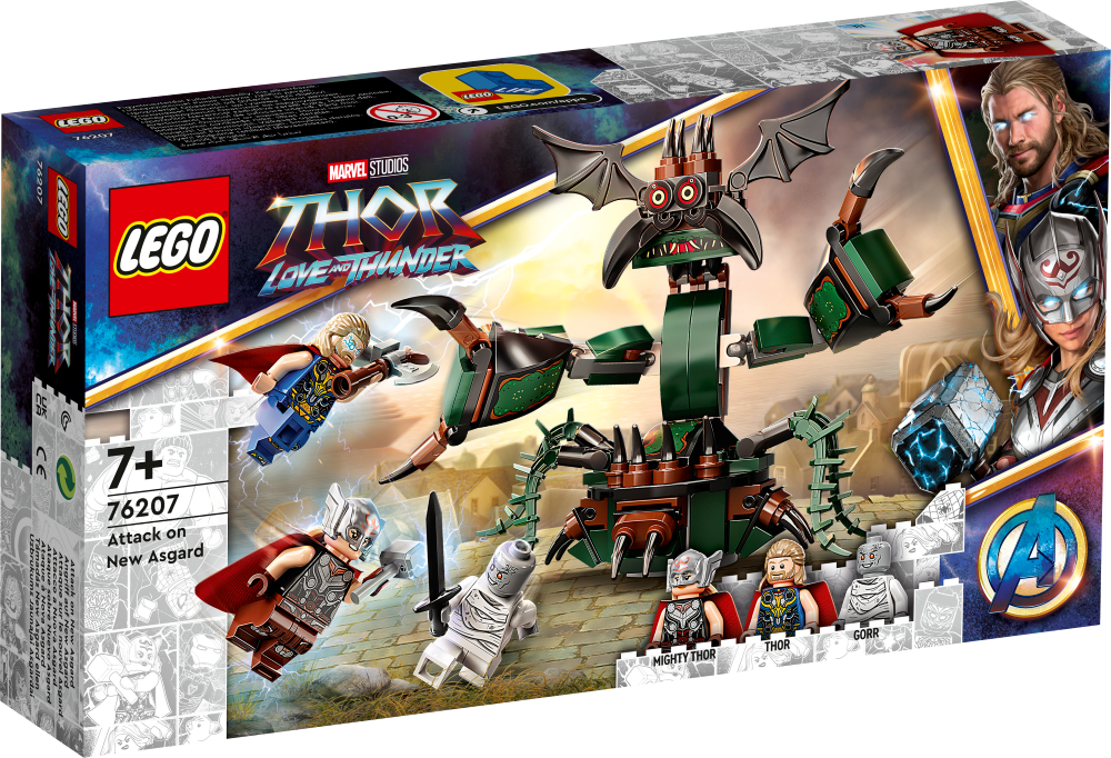 76207 LEGO® Marvel Uzbrukums Jaunajai Asgardai, no 7+ gadiem, NEW 2022! (Maksas piegāde eur 3.99)