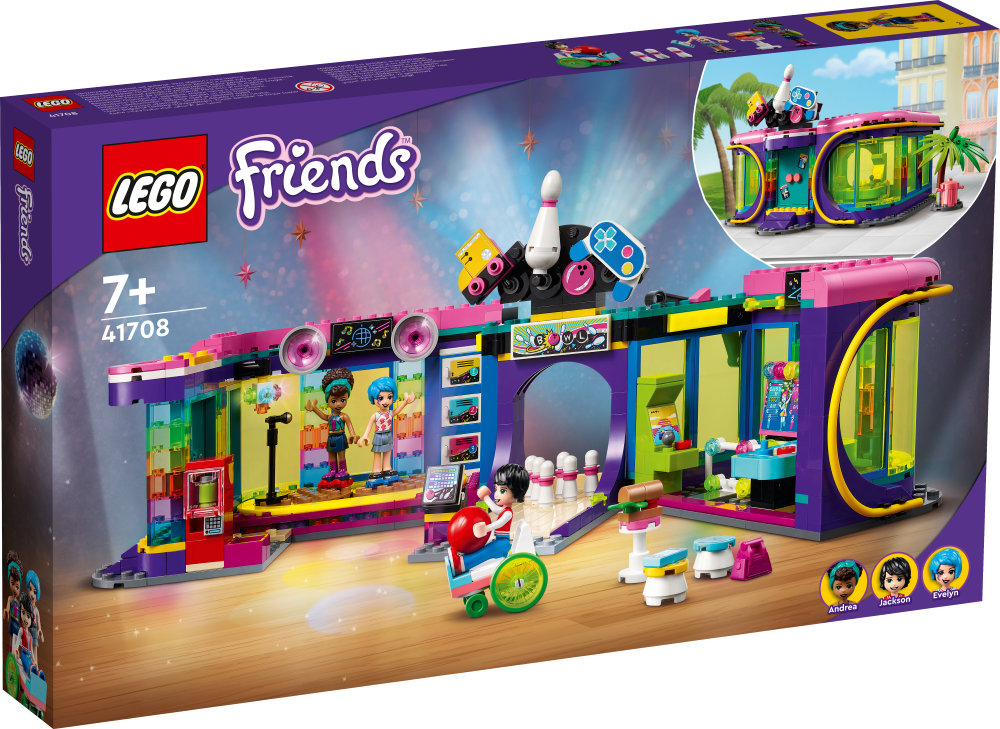 41708 LEGO® Friends Skrituļslidu diskotēka, no 7+ gadiem, NEW 2022! (Maksas piegāde eur 3.99)