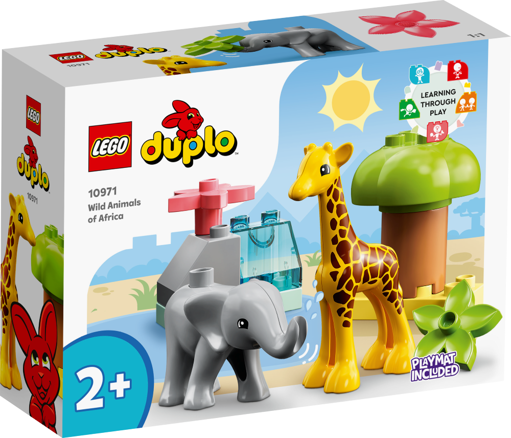 10971 LEGO® DUPLO Дикие животные Африки, с 2+ лет, NEW 2022!