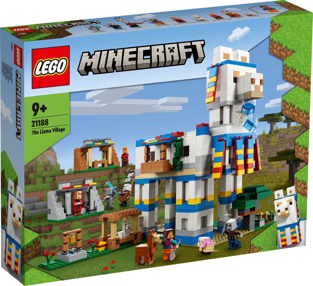 21188 LEGO® Minecraft Деревня лам, с 9+ лет, NEW 2022! (Maksas piegāde eur 3.99)