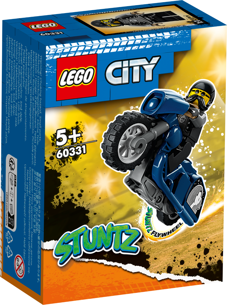 60331 LEGO® City Tūrisma triku motocikls, no 5+ gadiem, NEW 2022!
