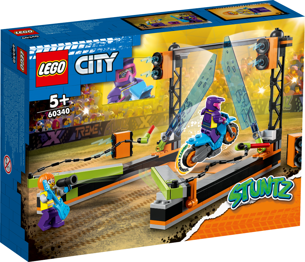 60340 LEGO® City Asmeņu triku izaicinājums ,no 5+ gadiem, NEW 2022! (Maksas piegāde eur 3.99)