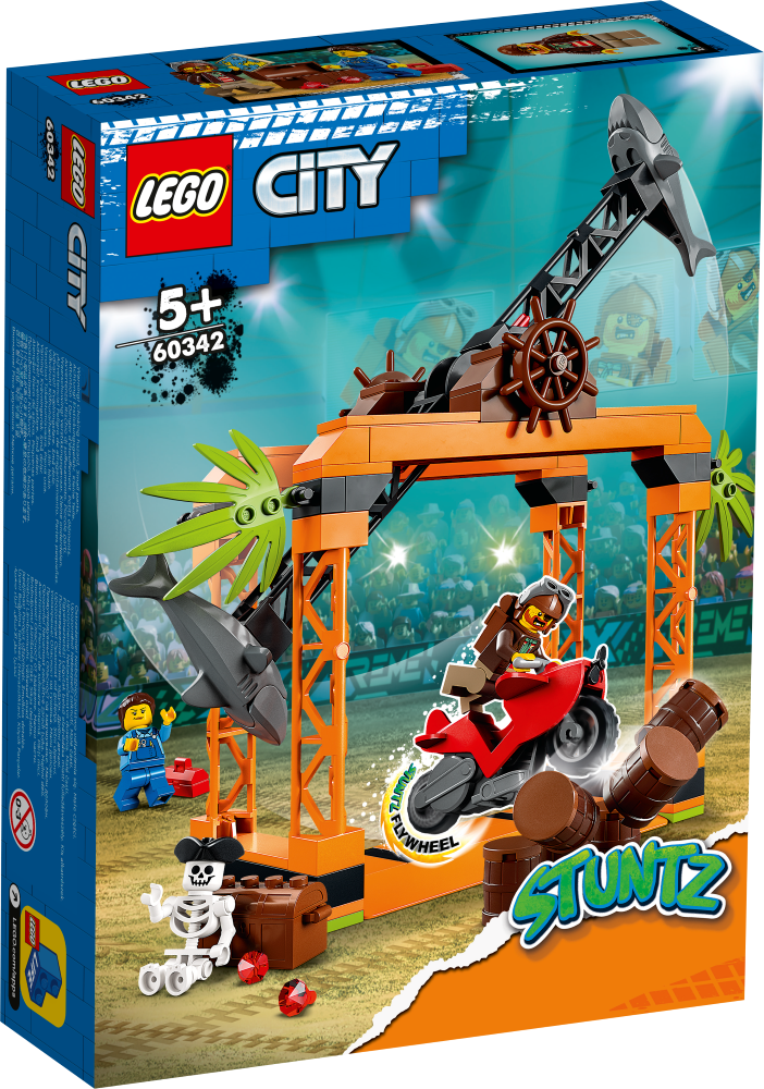 60342 LEGO® City Haizivs uzbrukuma triku izaicinājums,no 5+ gadiem, NEW 2022! (Maksas piegāde eur 3.99)