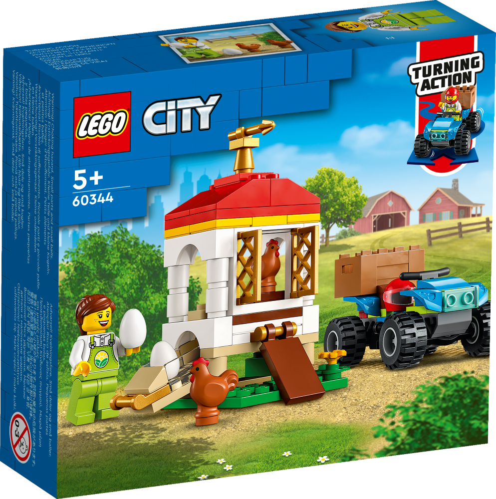 60344 LEGO® City Курятник, с 5+ лет, NEW 2022!