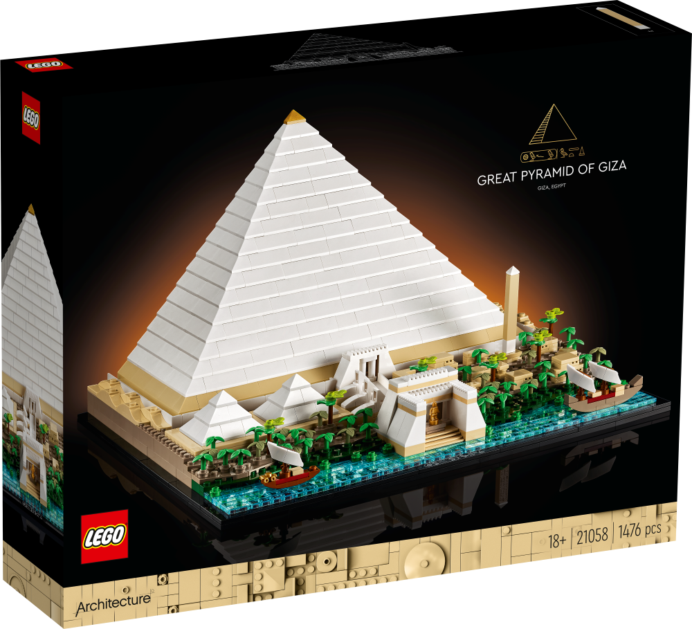 21058 LEGO® Architecture Gīzas Lielā piramīda ,no 18+ gadiem, NEW 2022! (Maksas piegāde eur 3.99)