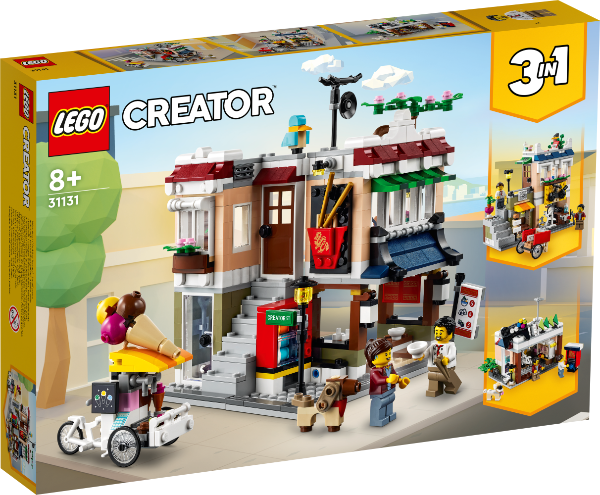 31131 LEGO® Creator Nūdeļu ēdnīca pilsētas centrā, no 8+ gadiem, NEW 2022! (Maksas piegāde eur 3.99)