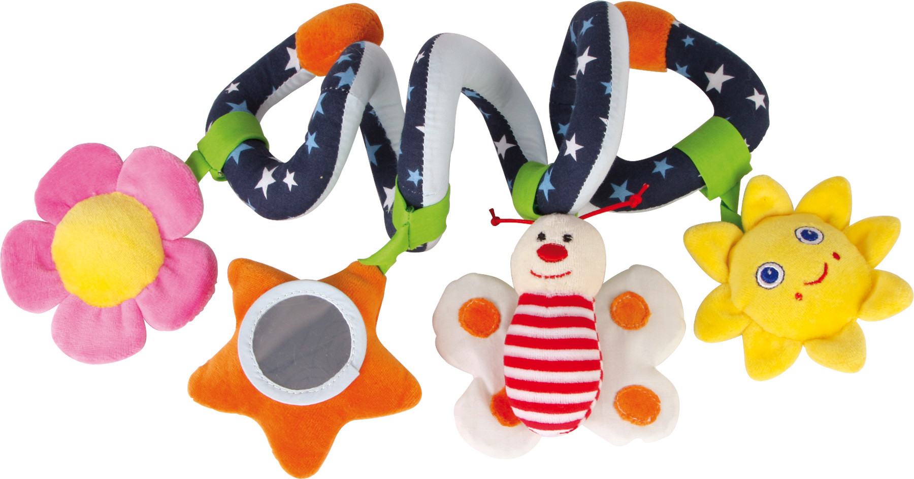 Legler Auduma rotaļlieta zīdaiņiem, pieliekama pie gultiņas, čubināma un skatāma, 5275