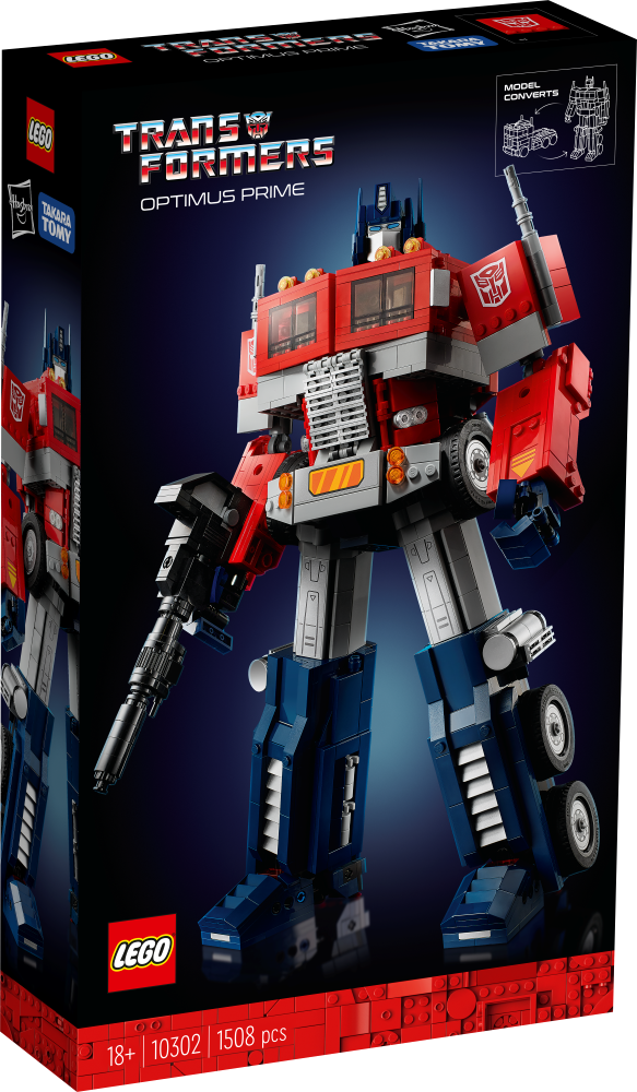 10302 LEGO® ICONS™ Optimus Prime, no 18+ gadiem, NEW 2022! (Maksas piegāde eur 3.99)
