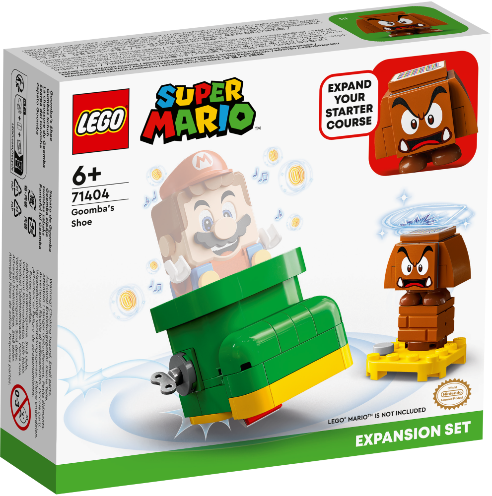 71404 LEGO® Super Mario Gumbas zābaka paplašinājuma maršruts, no 6+ gadiem, NEW 2022! (Maksas piegāde eur 3.99)